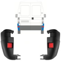 Achterbumper hoek voor Peugeot Boxer 2002-2006 / Links + Rechts / Set 13221