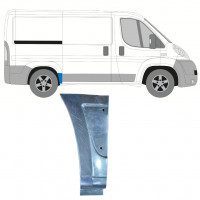 Reparatiepaneel achterspatbord voor Fiat Ducato 2006- / SWB / Rechts 11472