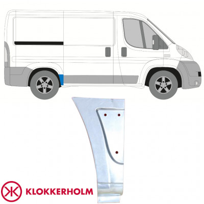 Reparatiepaneel achterspatbord voor Fiat Ducato 2006- / SWB / Rechts 11472