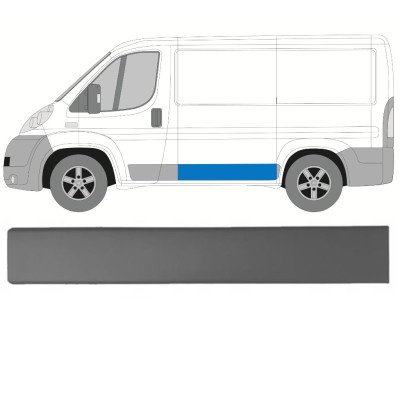 Zijlijst sierlijst voor Fiat Ducato 2006-2014 / Links 14924