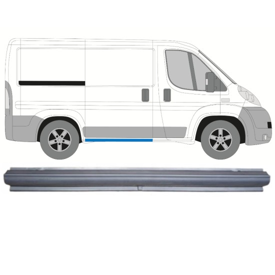 Volledige dorpel schuifdeur voor Fiat Ducato 2006-2014 / Rechts 14734 Volledige dorpel schuifdeur voor Fiat Ducato 2006-2014 / Rechts 14734