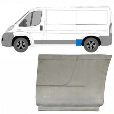 Reparatiepaneel achterspatbord voor Fiat Ducato 2006- / MWB / Links 8860