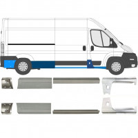 Reparatie dorpel voor Fiat Ducato 2006- / Links + Rechts / Set 10888