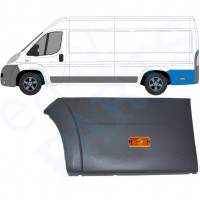 Achterste sierlijst zijlijst met positielicht voor Fiat Ducato 2006- / LWB / Links /  10681