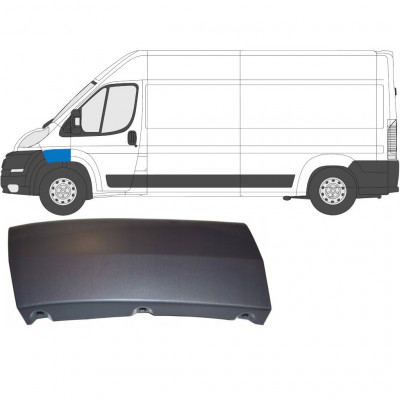 FIAT DUCATO 2006- VOORZIJDE FENDER ZIJSTRIP / LINKS