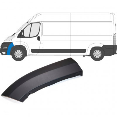 Sierlijst zijlijst voorbumper voor Fiat Ducato 2006- / Links 6539