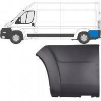 Achterste zijlijst sierlijst voor Fiat Ducato 2006- / Links 6551