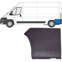 Zijlijst sierlijst achterspatbord voor Fiat Ducato 2006- / Links 6553