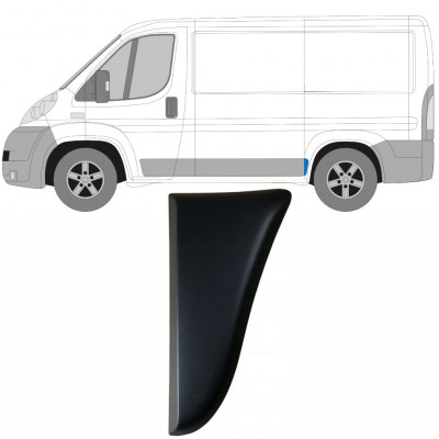 Zijlijst sierlijst  voor Fiat Ducato 2006- / SWB / Links 8513