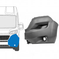 Hoek voorbumper met gat voor Fiat Ducato 2014-2018 / Links 9040