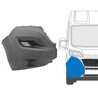 Voorbumper hoek voor Fiat Ducato 2014-2018 / Rechts 9339