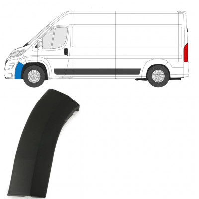 FIAT DUCATO 2018- VOOR BUMPER ZIJSTRIP / LINKS