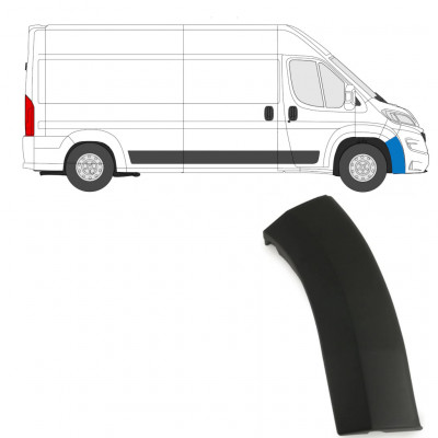 FIAT DUCATO 2018- VOOR BUMPER ZIJSTRIP / RECHTS