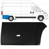 Achterste zijlijst sierlijst voor Fiat Ducato 2018- / Rechts 7786