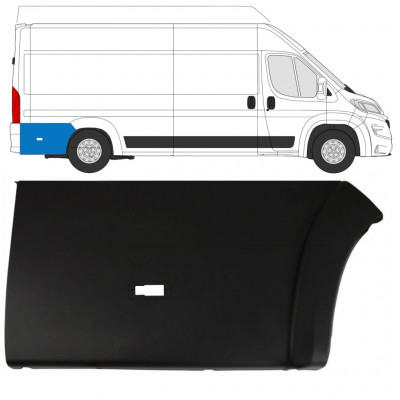 FIAT DUCATO 2018- HEAVY ACHTER ZIJDE ZIJSTRIP / RECHTS