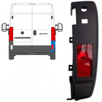 Achterbumper hoek met lamp voor Fiat Ducato 2018- / Rechts 10109