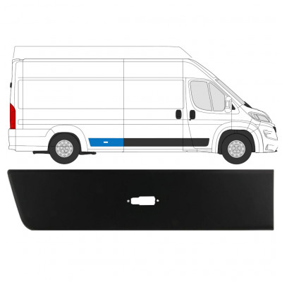 FIAT DUCATO 2018- HEAVY ACHTER ZIJDE ZIJSTRIP / RECHTS