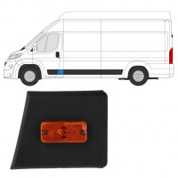 Sierlijst beschermingslijst voor stijl met positielicht voor Fiat Ducato 2018- / Links 7802