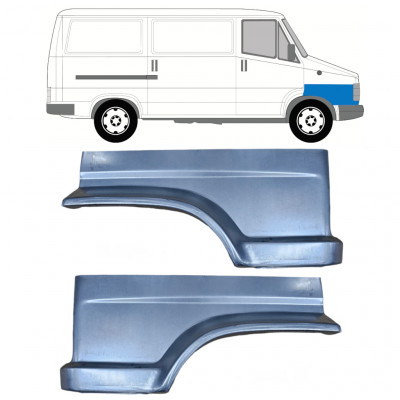 Reparatiepaneel voorspatbord voor Fiat Ducato / C25 / J5 1981-1990 / Links + Rechts / Set 9806