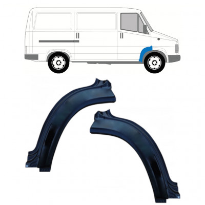 Reparatiepaneel voorste spatbord voor Fiat Ducato / C25 / J5 1981-1994 / Links + Rechts / Set 9805