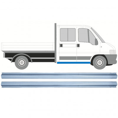 FIAT  DUCATO BOXER RELAY JUMPER DUBELLE CABINE 1994-2006 DORPEL REPARATIEPANEL / RECHTS + LINKS / SET