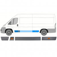 Set sierlijsten met lamp voor Fiat Ducato 2006- / Links /  10449