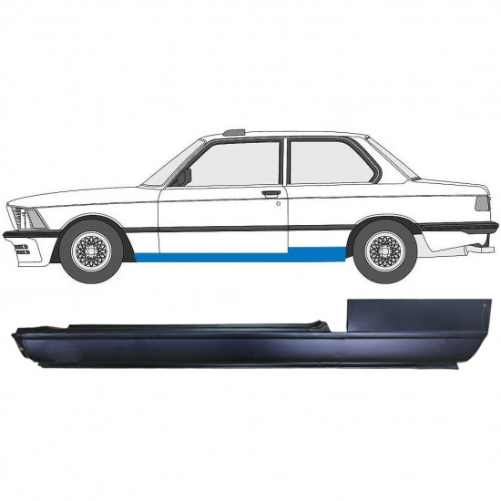 Volledige dorpel voor BMW 3 E21 1975-1984 / Links 6410