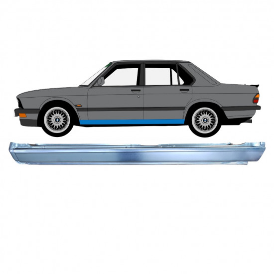 Reparatie dorpel voor BMW 5 E28 1981-1987 / Links 7625