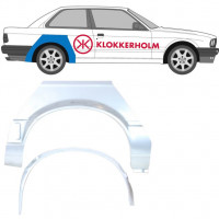 Binnen + buiten reparatiepaneel achter spatbord voor BMW 3 E30 1987-1994 / Rechts / Set 10851