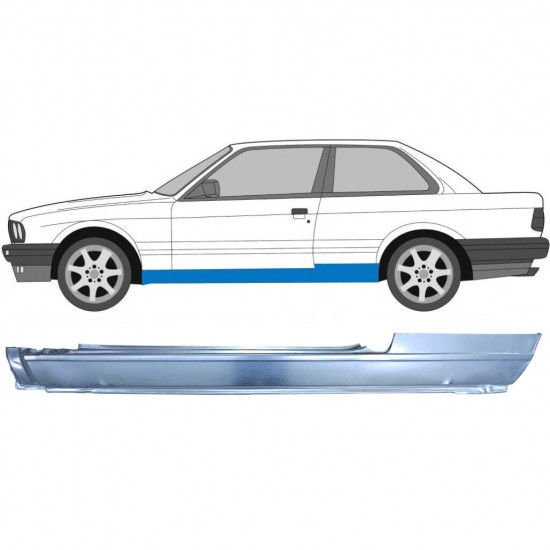 BMW 3 E30 1982-1994 2 DEUR VOL DORPEL REPARATIEPANEEL / LINKS