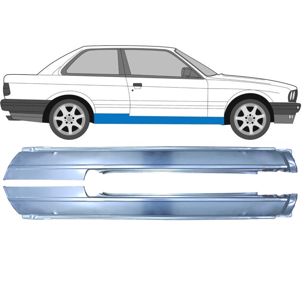 Volledige Dorpel Voor Bmw 3 E30 1982-1994 / Links + Rechts / Set 6377