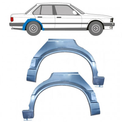 Reparatiepaneel achterspatbord voor BMW 3 E30 1987-1994 / Links + Rechts / Set 9845