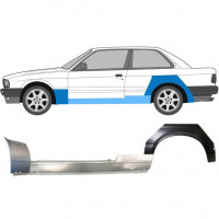 Reparatie dorpel + voorste spatbord + achterste spatbord voor BMW 3 E30 1982-1987 / Links 11509