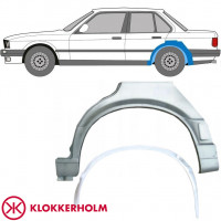 Binnen + buiten reparatiepaneel achter spatbord voor BMW 3 E30 1987-1994 / Links / Set 10861