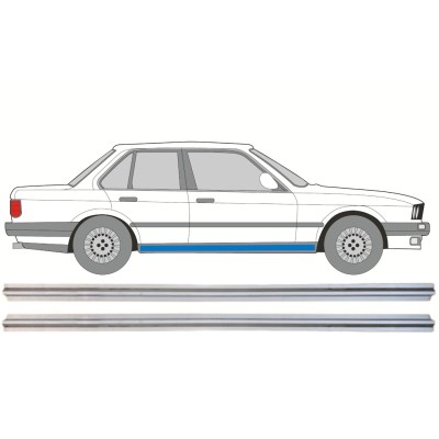 Binnenste reparatie dorpel voor BMW 3 E30 1982-1994 / Links + Rechts / Set 15110