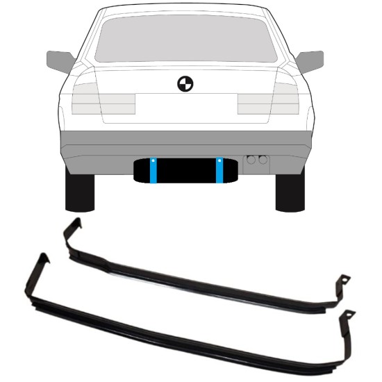 Brandstoftank klemmen voor BMW 5 E34 1987-1997 15992