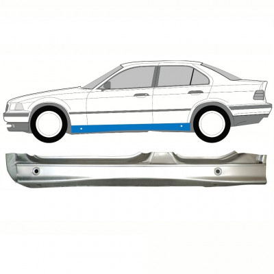 BMW 3 E36 1990-2000 VOL DORPEL REPARATIEPANEEL 1MM STAAL / LINKS