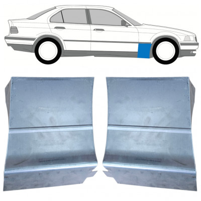 Reparatiepaneel voorspatbord voor BMW E36 3 1990-2000 / Links + Rechts / Set 9851