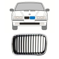 Grill voor BMW 3 E36 1990-1995 / Links 16296