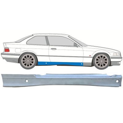 Volledige dorpel voor BMW 3 E36 1990-2000 / Rechts / COUPE 16065