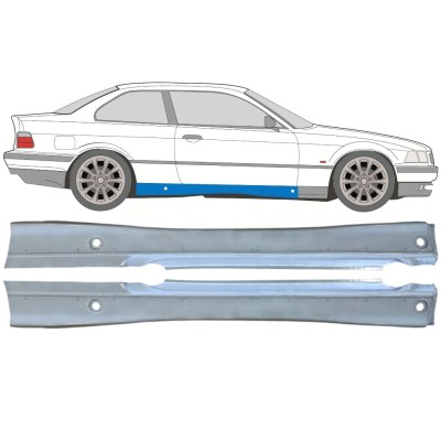 Volledige dorpel voor BMW 3 E36 1990-2000 / Links + Rechts / COUPE / Set 16067