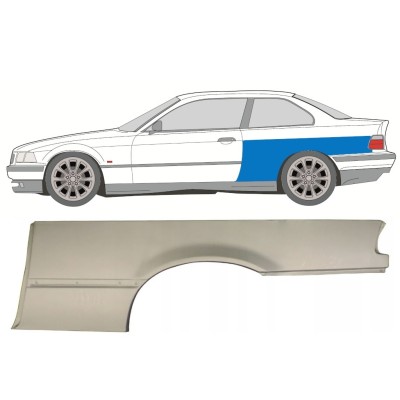 Reparatiepaneel achterspatbord voor BMW 3 E36 1990-2000 / Links / COUPE 16384