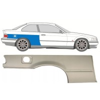 Reparatiepaneel achterspatbord voor BMW 3 E36 1990-2000 / Rechts / COUPE 16383