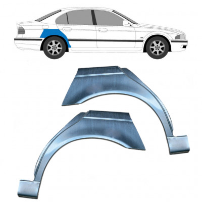 Reparatiepaneel achterspatbord voor BMW 5 E39 1996-2004  / Links + Rechts / COMBI / SEDAN / Set 6405