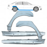 Reparatiepaneel dorpel + achterspatbord voor BMW E46 3 1998-2005 / Set 11245