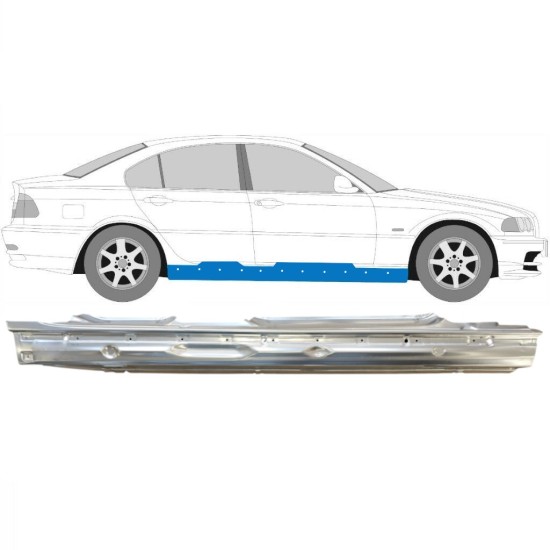 Volledige dorpel voor BMW 3 E46 1998-2006 / Rechts 14995