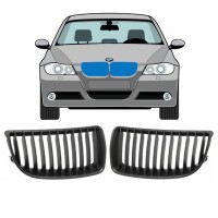 Grill voor BMW 3 E90 2004-2008 / Links + Rechts 16309