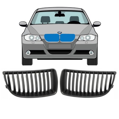 Grill voor BMW 3 E90 2004-2008 / Links + Rechts 16309