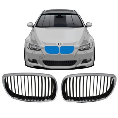Grill voor BMW 3 E92/E93 2006-2010 / Links + Rechts / Set 16312