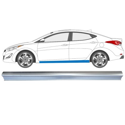 Reparatie dorpel voor Hyundai Elantra 2010-2015 / Links 14935